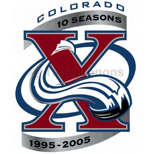 Colorado Avalanche T-shirts Iron On Transfers N121 - Click Image to Close